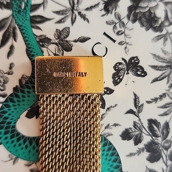 GUCCI MESH GOLD BRACELET - Picture 3 of 3